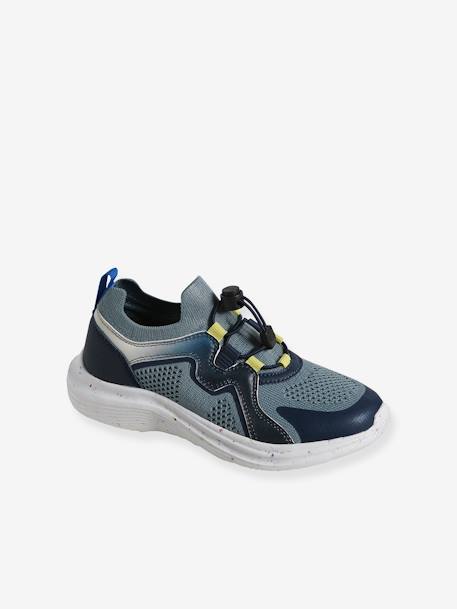 Elasticated Sports Trainers with Thick Sole for Children set blue 