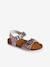Double Adjustable Buckle Sandals for Children, Designed for Autonomy multicoloured 
