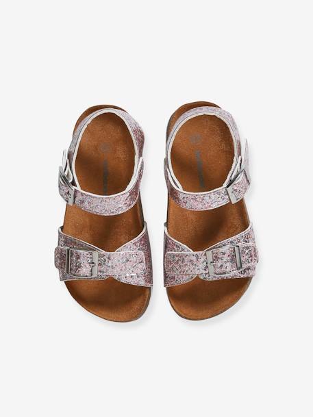 Double Adjustable Buckle Sandals for Children, Designed for Autonomy multicoloured 