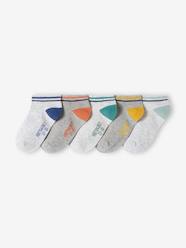 Boys-Underwear-Socks-Pack of 5 Pairs of BASICS Quarter Socks for Boys