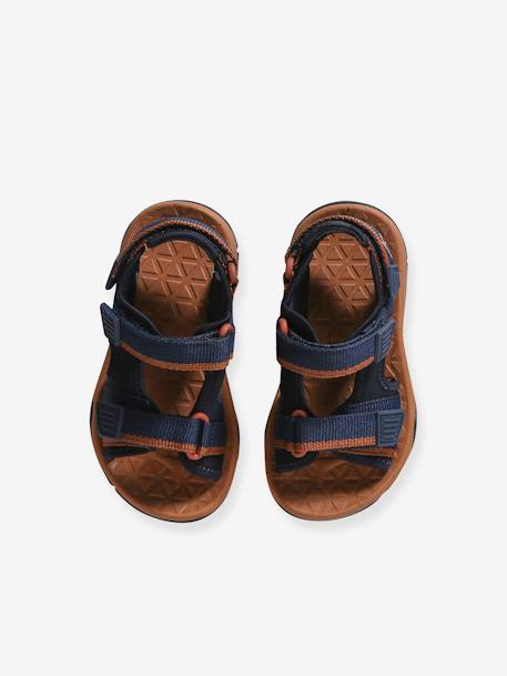 Trekking Sandals for Children, Designed for Autonomy set blue 