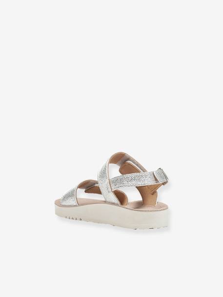 Sandals for Children, J15 Costarei Girl by GEOX® grey 
