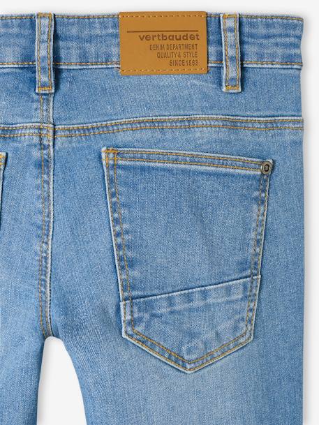 Slim morphological jeans for boy size large Dark Blue+Dark Grey+Denim Blue+denim grey+double stone 
