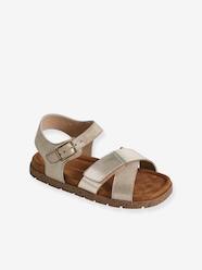Open Leather Sandals for Children