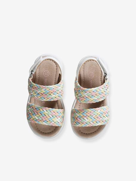 Light-Up Sandals with Hook-&-Loops for Babies multicoloured 
