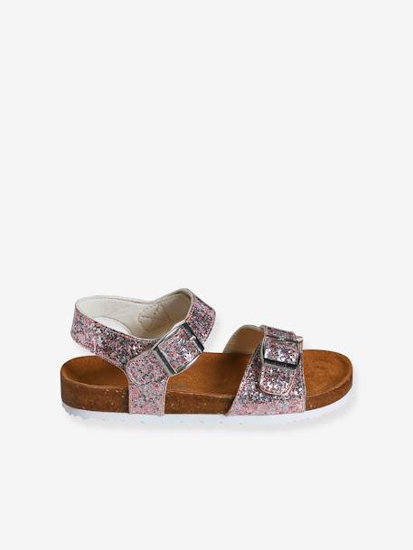 Double Adjustable Buckle Sandals for Children, Designed for Autonomy multicoloured 