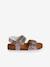 Double Adjustable Buckle Sandals for Children, Designed for Autonomy multicoloured 