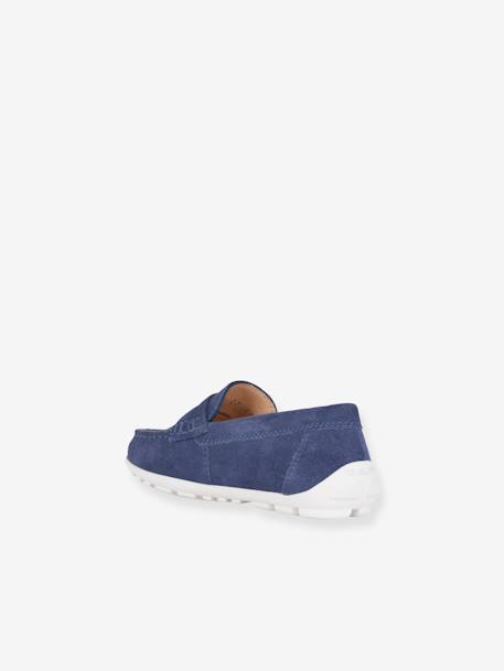 J826CA New Fast Boy Moccasins by GEOX®, for Children blue 