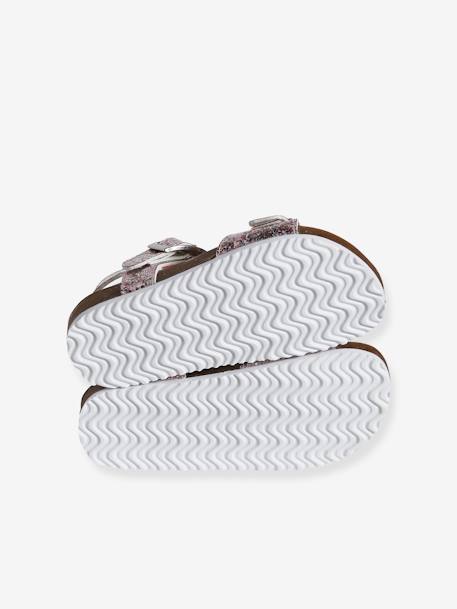 Double Adjustable Buckle Sandals for Children, Designed for Autonomy multicoloured 