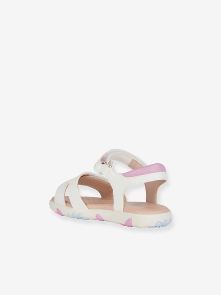 Sandals for Children, J458ZA Haiti Girl by GEOX® white 