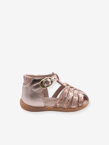 Leather Sandals for Babies 4012B071 by Babybotte® pale pink 