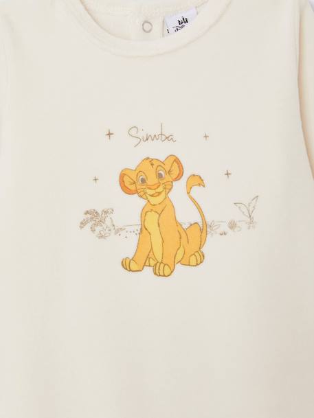 The Lion King Velour Sleepsuit for Baby Boys by Disney® ecru 