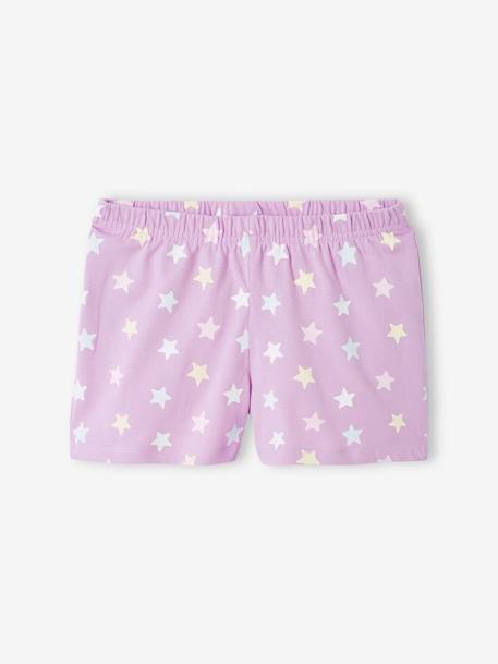 Two-Tone Hello Kitty® Short Pyjamas for Girls lilac 