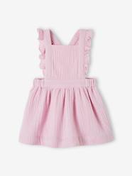 Baby-Dungaree Dress in Cotton Gauze, for Babies