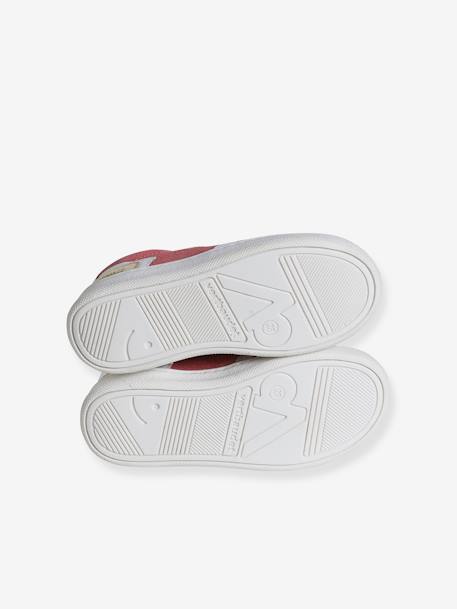 Leather Trainers for Girls, Designed for Autonomy set pink 