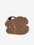 Leather Hook-&-Loop Sandals for Children, Designed for Autonomy khaki+navy blue 