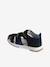 Sandals with Hook-&-Loop Straps for Children, Designed for Autonomy set blue 