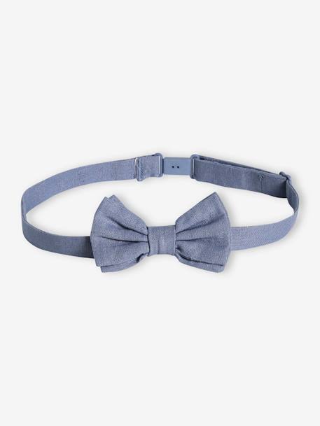 Plain Bow Tie for Boys blue+navy blue+sage green 