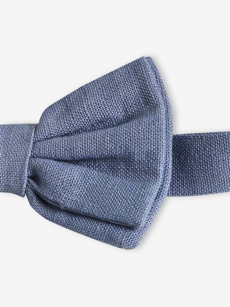 Plain Bow Tie for Boys blue+navy blue 