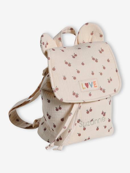 Backpack, Apples taupe 