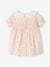 Smocked Dress with Broderie Anglaise Collar for Newborn Babies pale pink 