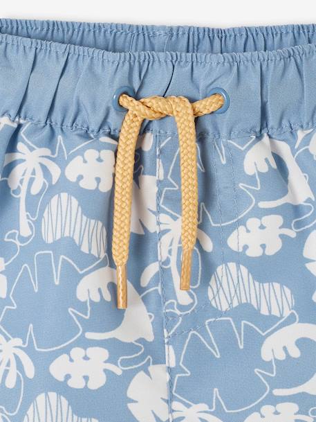 Printed Swim Shorts for Baby Boys grey blue 