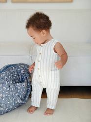 Cotton Gauze Jumpsuit for Newborns