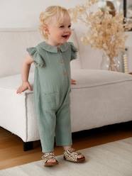 Baby-Cotton Gauze Jumpsuit for Babies