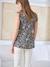 Sleeveless Loose-Fitting Blouse, Maternity & Nursing Special printed grey 