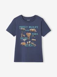 Boys-Basics T-Shirt with Animal Motifs for Boys