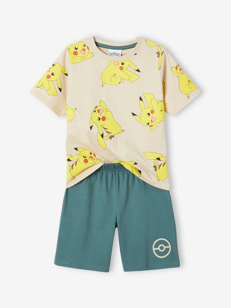 Two-Tone Short Pyjamas for Boys, Pokemon® emerald green 