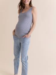 Maternity-T-shirts & Tops-Organic Cotton Cami Top for Maternity, ENVIE DE FRAISE