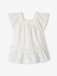 Baby-Dresses & Skirts-Embroidered Occasion Wear Dress for Babies