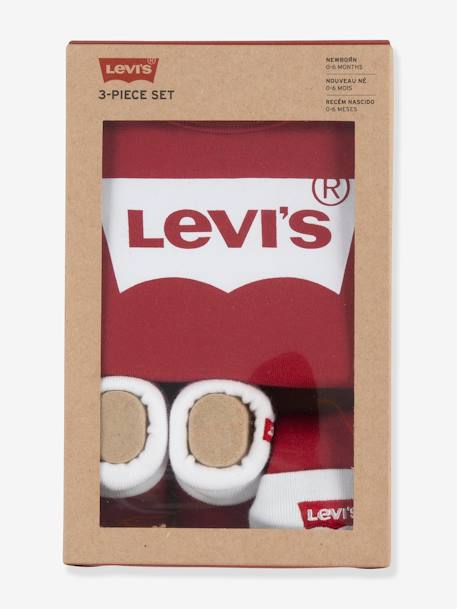 Set of 3 Batwing Items by Levi's® for Babies red 