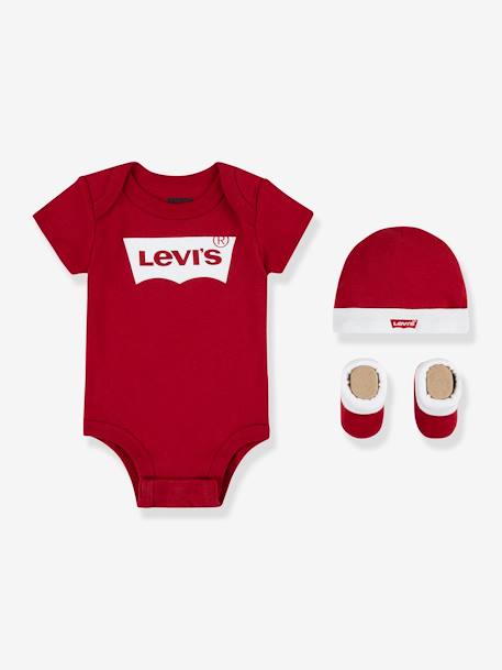 Set of 3 Batwing Items by Levi's® for Babies red 