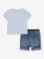 Shorts + T-Shirt Combo by Levi's® for Boys sky blue 