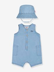 -Jumpsuit + Bucket Hat Combo by Levi's® for Babies