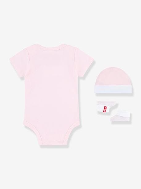 Set of 3 Batwing Items by Levi's® for Babies pale pink+sky blue 