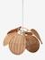 Hanging Lampshade in Rattan, Petals beige 