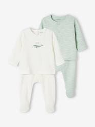 Baby-Pyjamas-Pack of 2 Jersey Knit Pyjamas for Babies