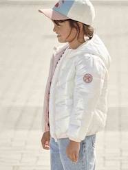 Girls-Lightweight Jacket with Shiny Iridescent Effect, for Girls 