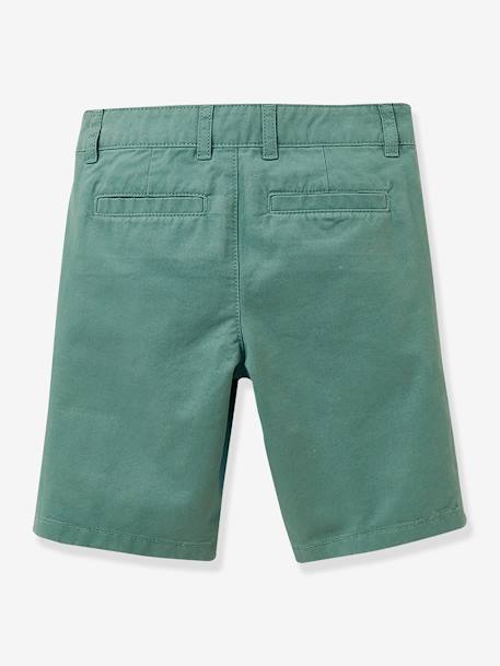Chino Bermuda Shorts for Boys by CYRILLUS aqua green 