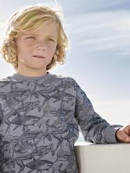 -Sweatshirt with Scribbles for Boys