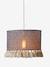 Hanging Lampshade, India printed blue 