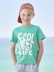 T-Shirt with Message for Boys