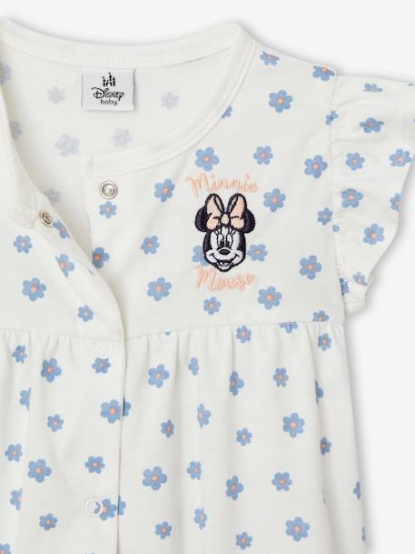 Minnie Mouse Playsuit for Baby Girls, by Disney® printed white 