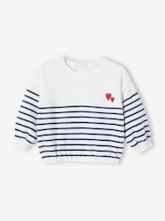 Embroidered Striped Jumper for Babies