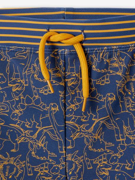 Dinosaur Swim Shorts for Boys navy blue 