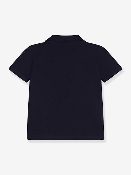 Short Sleeve Polo Shirt for Boys, by PETIT BATEAU navy blue 