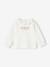 Top with Collar in Broderie Anglaise for Newborn Babies ecru 